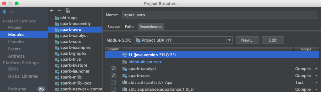 Adding Spark Modules